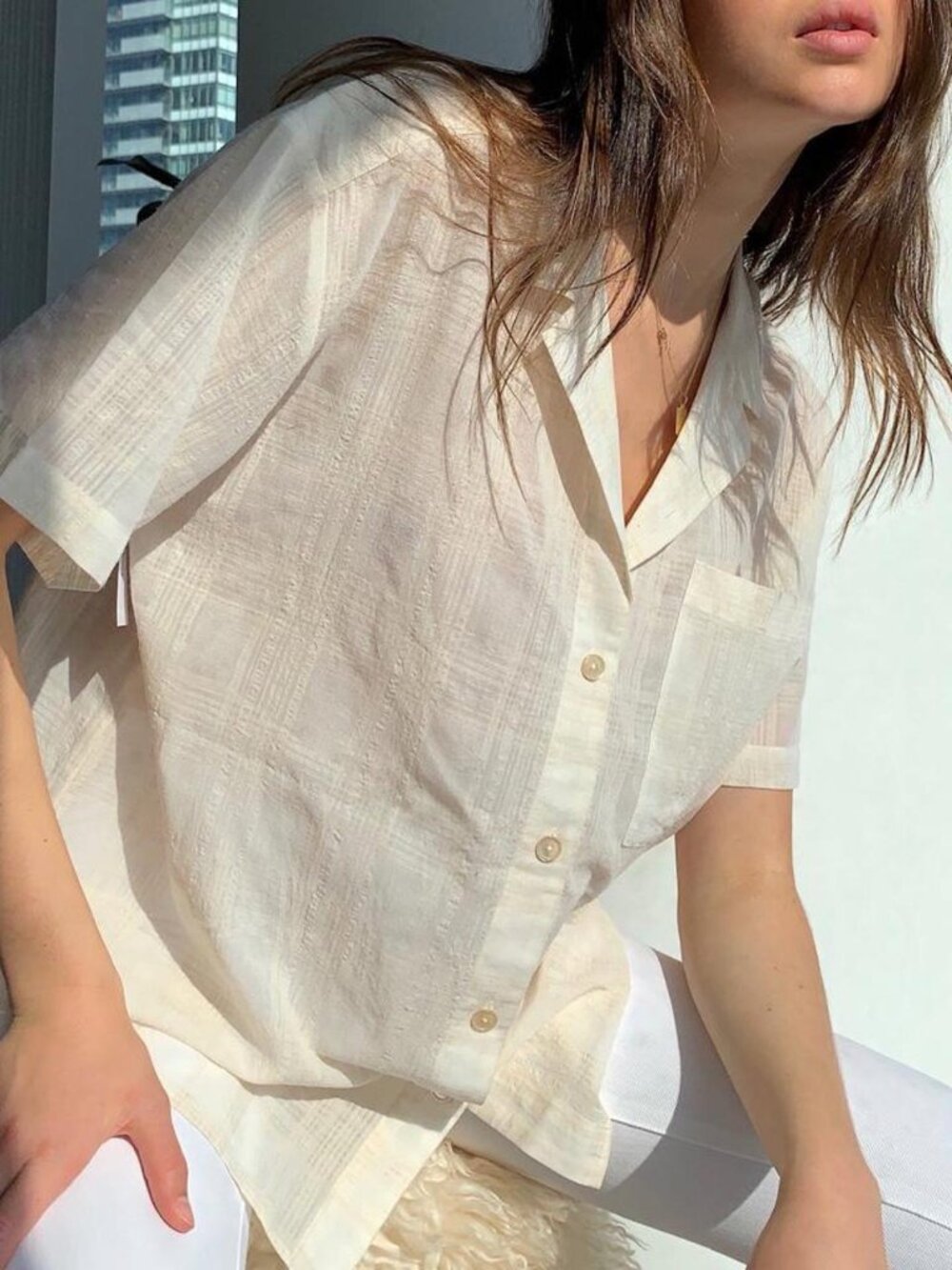 Aritzia Wilfred Free Atticus Shirt - Espace XS
